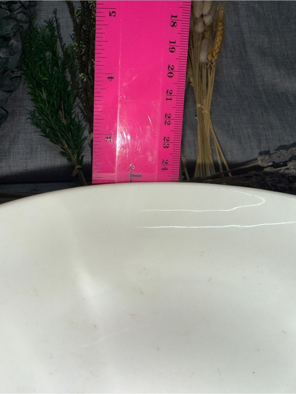 Vintage O.P. Co Syracuse China White Footed Serving Bowl Restaurant - Picture 9 of 9